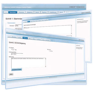 Telemedizin-Software VIMED TENEDOC