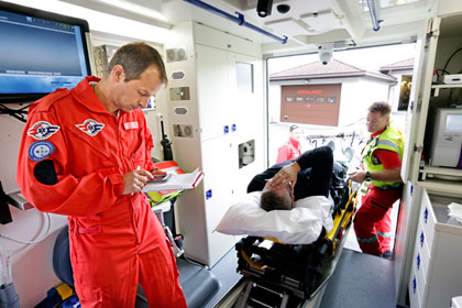 Telemedizin Norwegen Stroke Anbulance